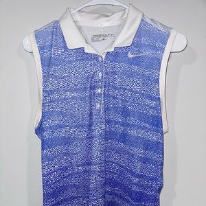 Nike sleeveless golf polo shirt